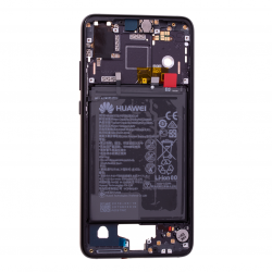 Châssis Intermédiaire avec batterie pour Huawei P20 Noir Photos 1