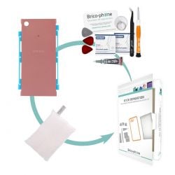 Kit pour changer la vitre arrière PINK Sony Xperia XA1 / XA1 Dual