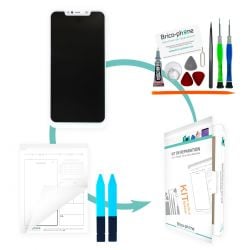 Kit de réparation Ecran Blanc avec vitre et LCD pré-assemblé Xiaomi Pocophone F1