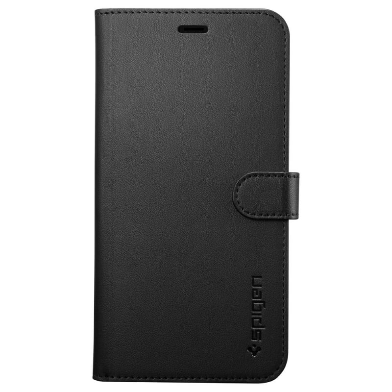 Housse portefeuille Noire Spigen pour iPhone XS Max photo 5