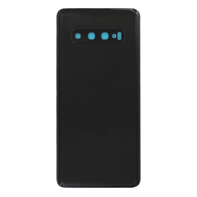 Vitre arrière compatible pour Samsung Galaxy S10 Noir Prisme photo 2