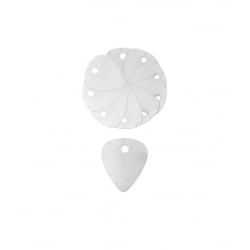 Lot de 10 médiators en métal (0.2mm)