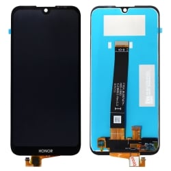 Ecran Noir vitre + dalle LCD pré-assemblé pour Honor 8S