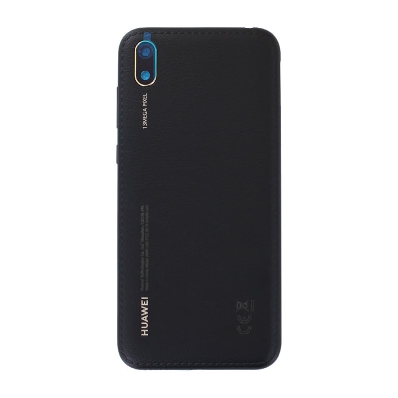 Coque arrière pour Huawei Y5 (2019) Cuir Noir photo 3