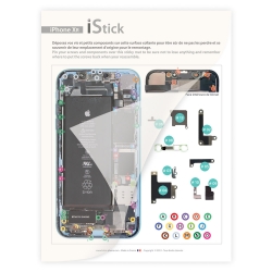 Patron adhésif d'aide au montage pas à pas pour iPhone 11 photo 1