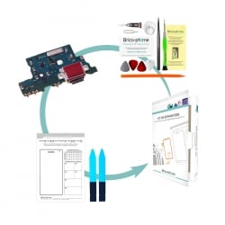 Kit pour changer le connecteur de charge USB Type-C pour Samsung Galaxy S20 Ultra