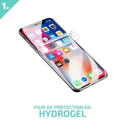 Pack Essentiel de Protection 3-en-1 pour Samsung Galaxy S10+ - Étui étanche, film Hydrogel et coque Minigel photo 1