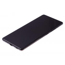 Bloc écran Super Amoled Plus pré-monté sur châssis pour Samsung Galaxy S10 Lite Noir Prismatique photo 1