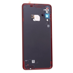 Vitre arrière + lecteur d'empreintes pour Huawei P30 Lite et New Edition Noir photo 1