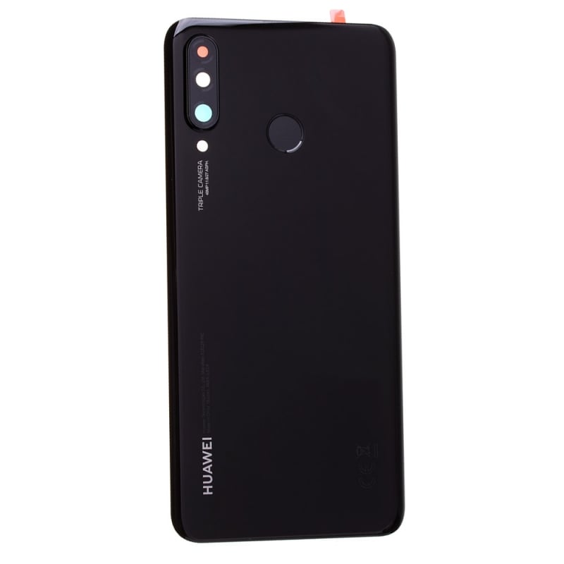 Vitre arrière d'origine + lecteur d'empreintes pour Huawei P30 Lite New Edition Noir Minuit photo 2