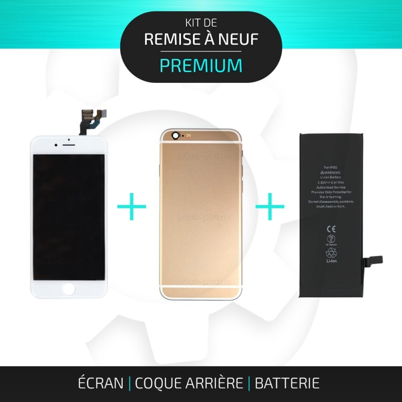 Kit de remise à neuf pour iPhone 6 Or | PREMIUM