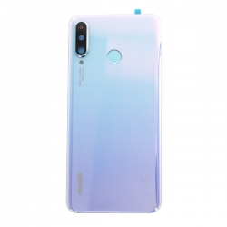 Vitre arrière d'origine + lecteur d'empreintes pour Huawei P30 Lite Nacré photo 2