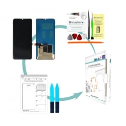 Kit de réparation Ecran vitre + dalle Amoled pré-assemblé pour Xiaomi Mi Note 10