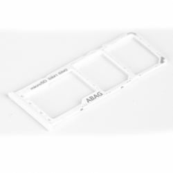 Rack double SIM et SD pour Samsung SM-A217 Galaxy A21s - Blanc photo 0