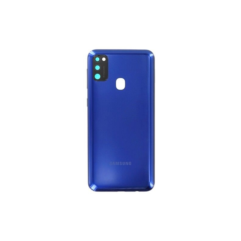 Vitre arrière d'origine pour Samsung Galaxy M21 - Bleu photo 0