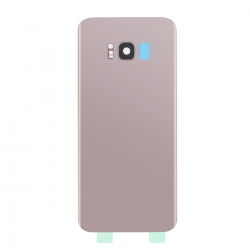 Vitre arrière compatible Samsung Galaxy S8+ Rose photo 1