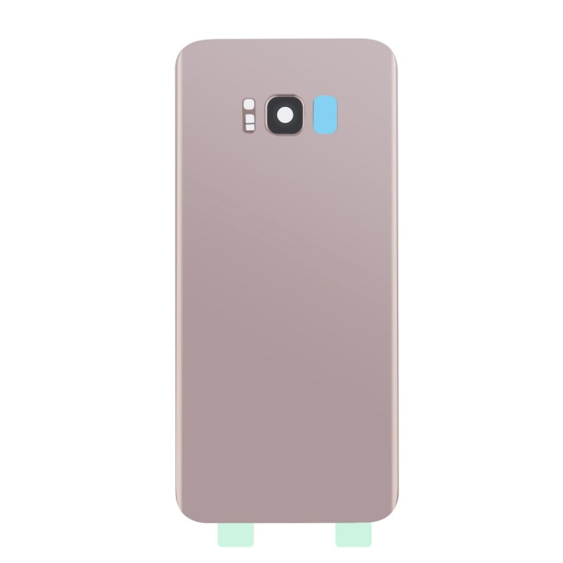 Vitre arrière compatible Samsung Galaxy S8+ Rose photo 1