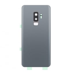 Vitre arrière compatible Samsung Galaxy S9+ Argent photo 1