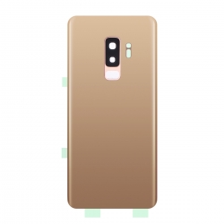 Vitre arrière compatible Samsung Galaxy S9+ Or photo 1