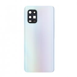 Vitre arrière compatible pour Xiaomi Mi 10 lite 5G Blanc photo 1