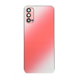 Vitre Arrière Compatible pour Oppo Reno4 Rouge photo 1