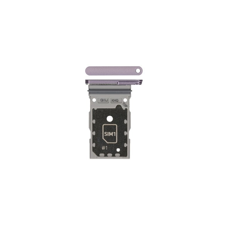 Rack carte Sim original pour Galaxy S21 FE - Violet photo 0