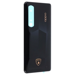 Vitre arrière noire Lamborghini pour Oppo Find X2 Pro photo 2