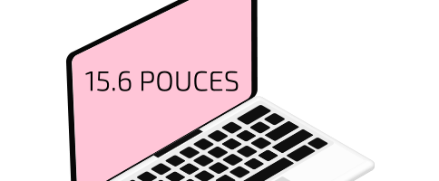 15.6 pouces