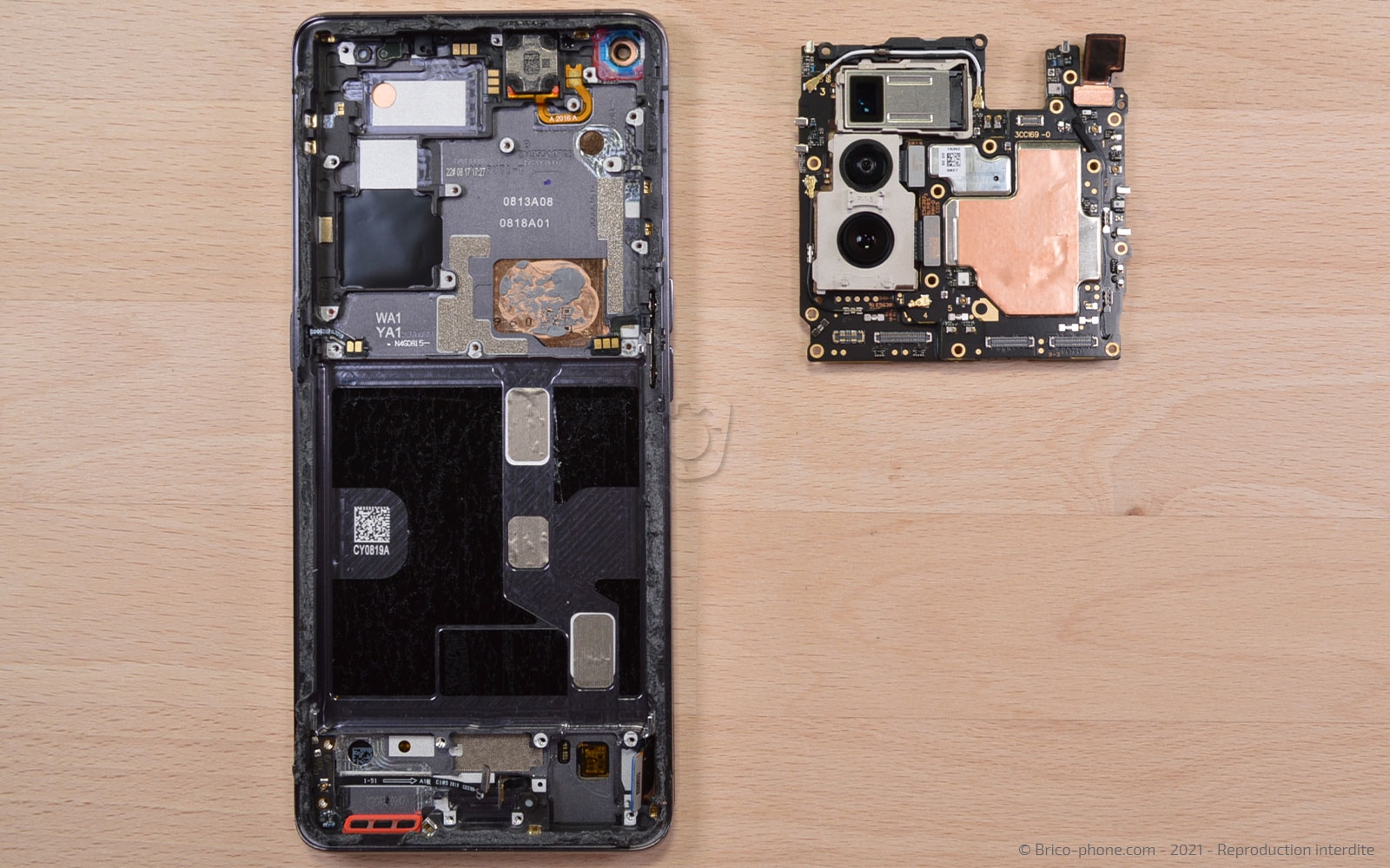 Démontage complet sur Find X2 Pro photo 3