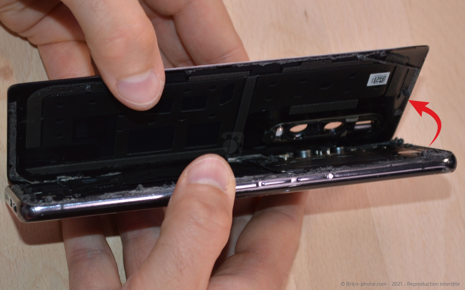 Changement de l'écran seul sur Find X2 Pro photo 3