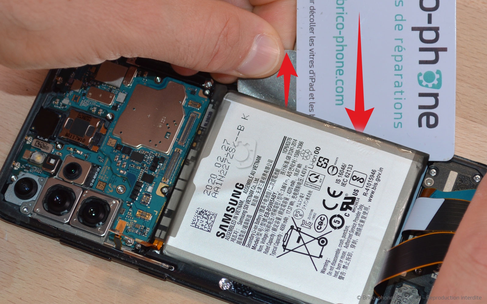 Démontage complet sur Galaxy S20 Plus photo 2
