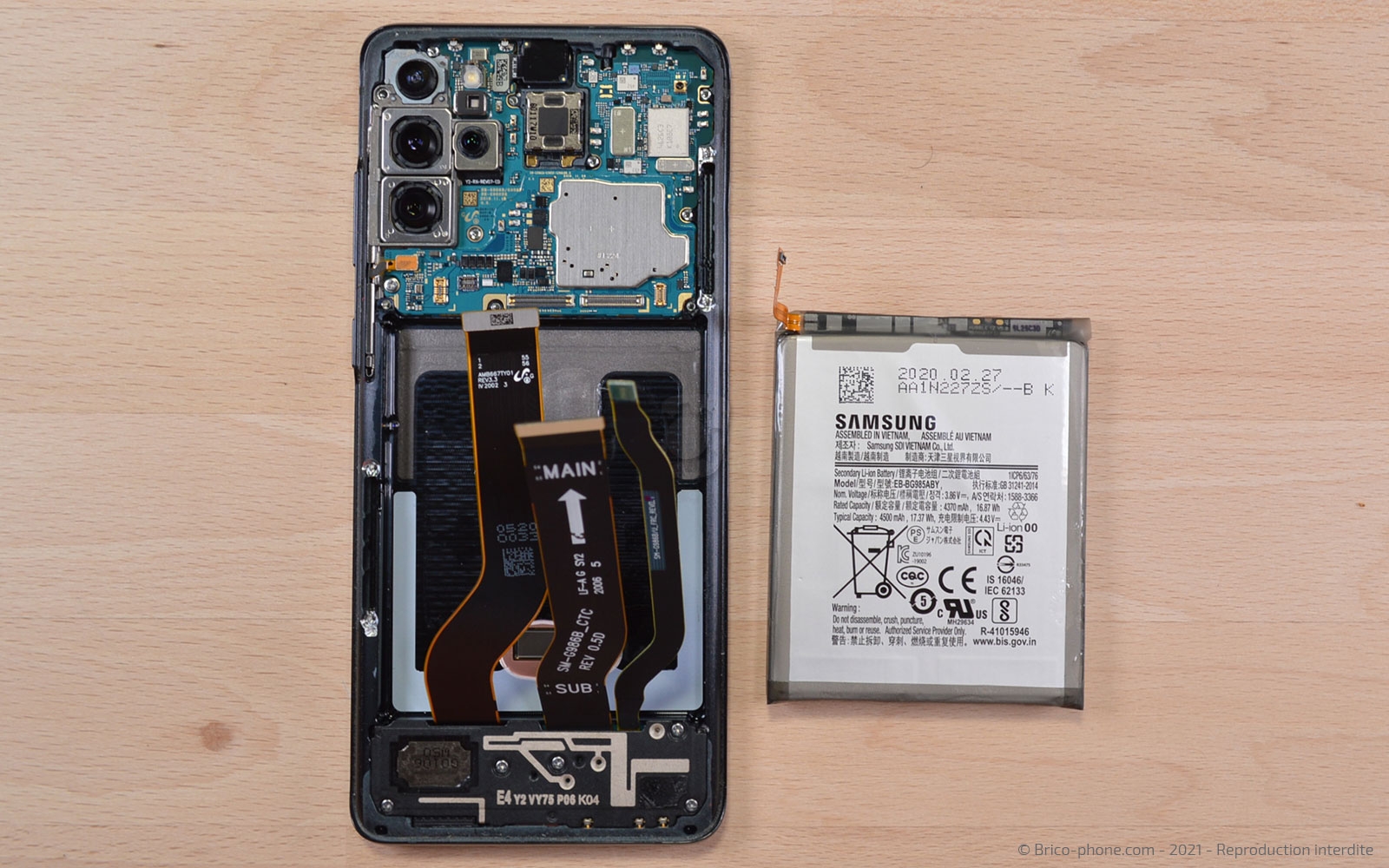 Démontage complet sur Galaxy S20 Plus photo 3