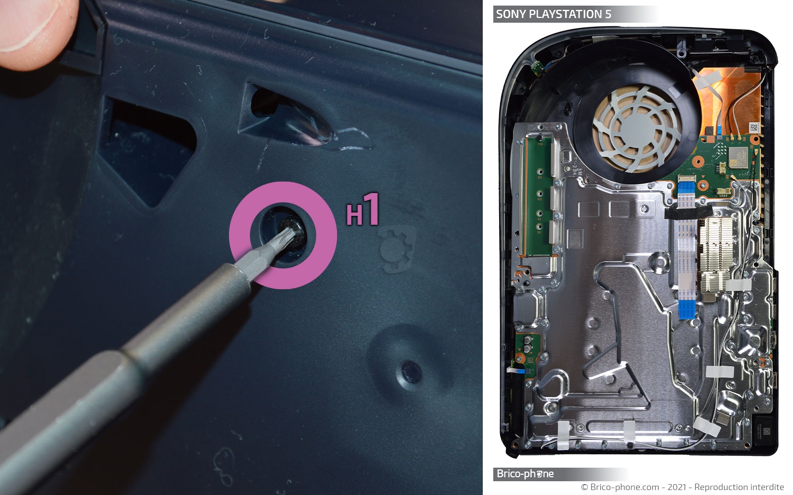 Démontage complet de la Console sur Playstation 5 photo 2