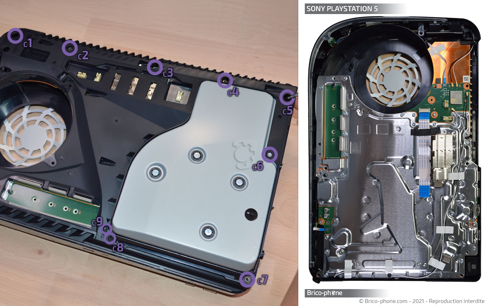 Changement du bloc d'alimentation sur Playstation 5 photo 2