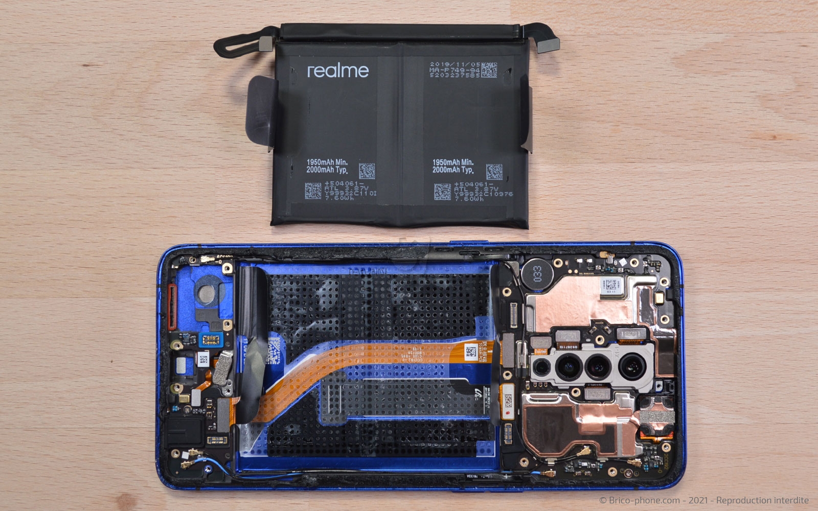 Changement de l'écran sur Realme X2 Pro photo 3