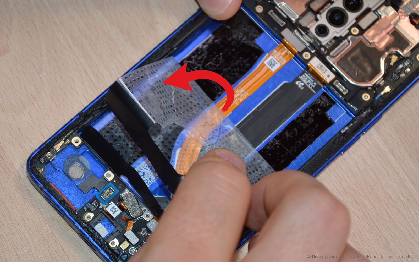 Changement de l'écran sur Realme X2 Pro photo 4