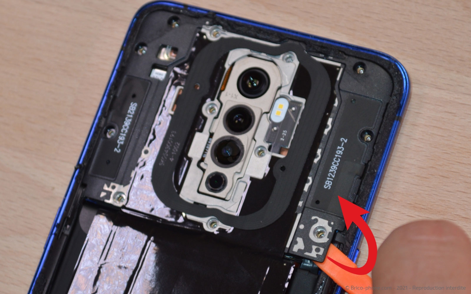 Changement du connecteur de charge sur Realme X2 Pro photo 2