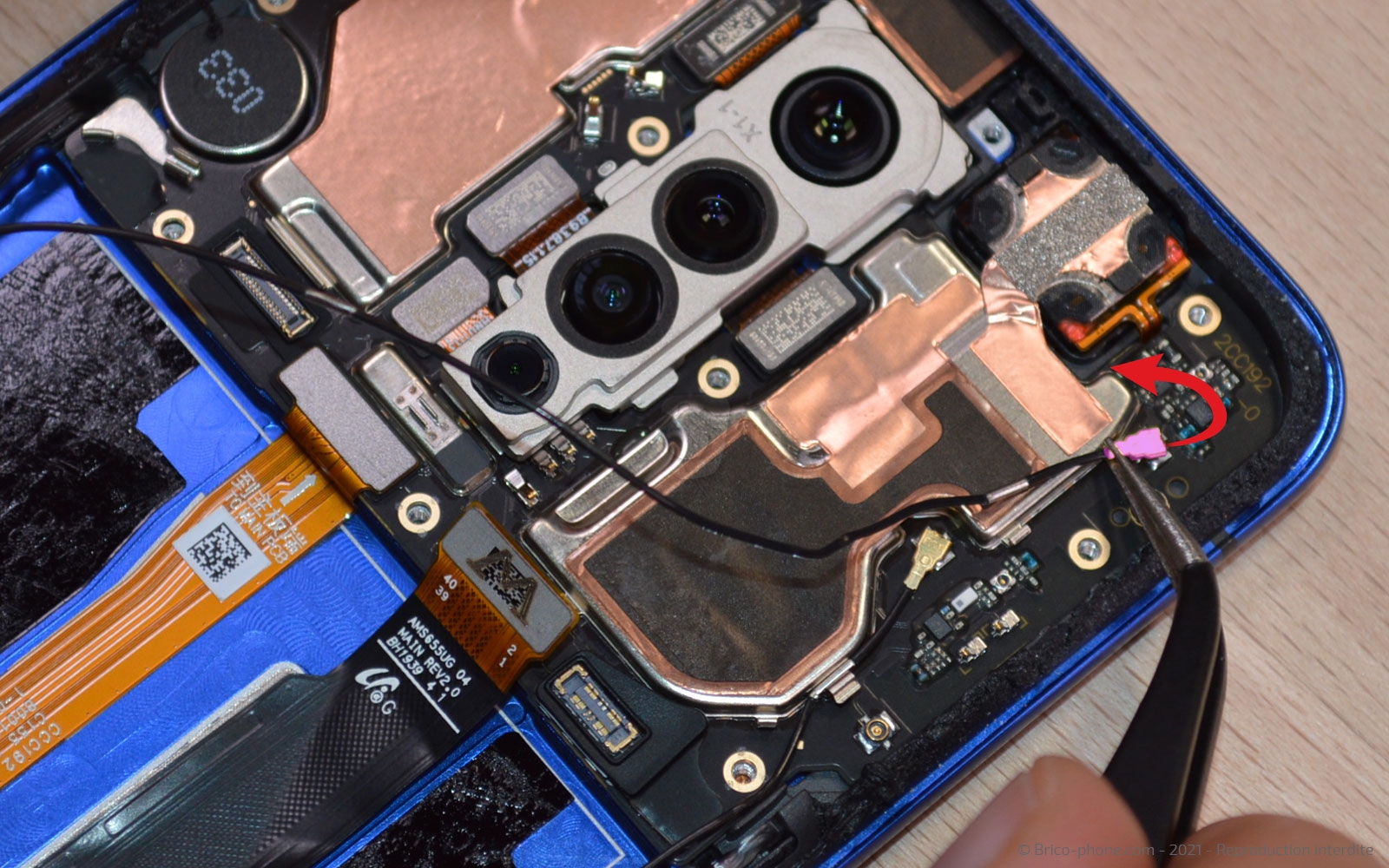 Changement du bloc écran  sur Realme X2 Pro photo 2