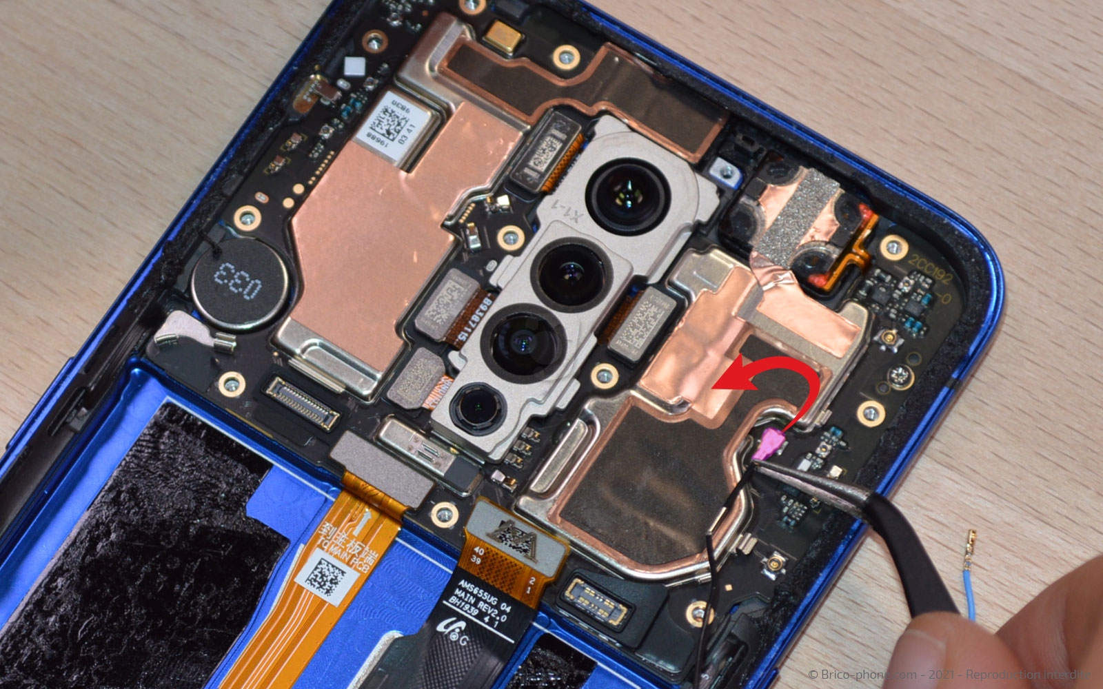 Changement du bloc écran  sur Realme X2 Pro photo 3