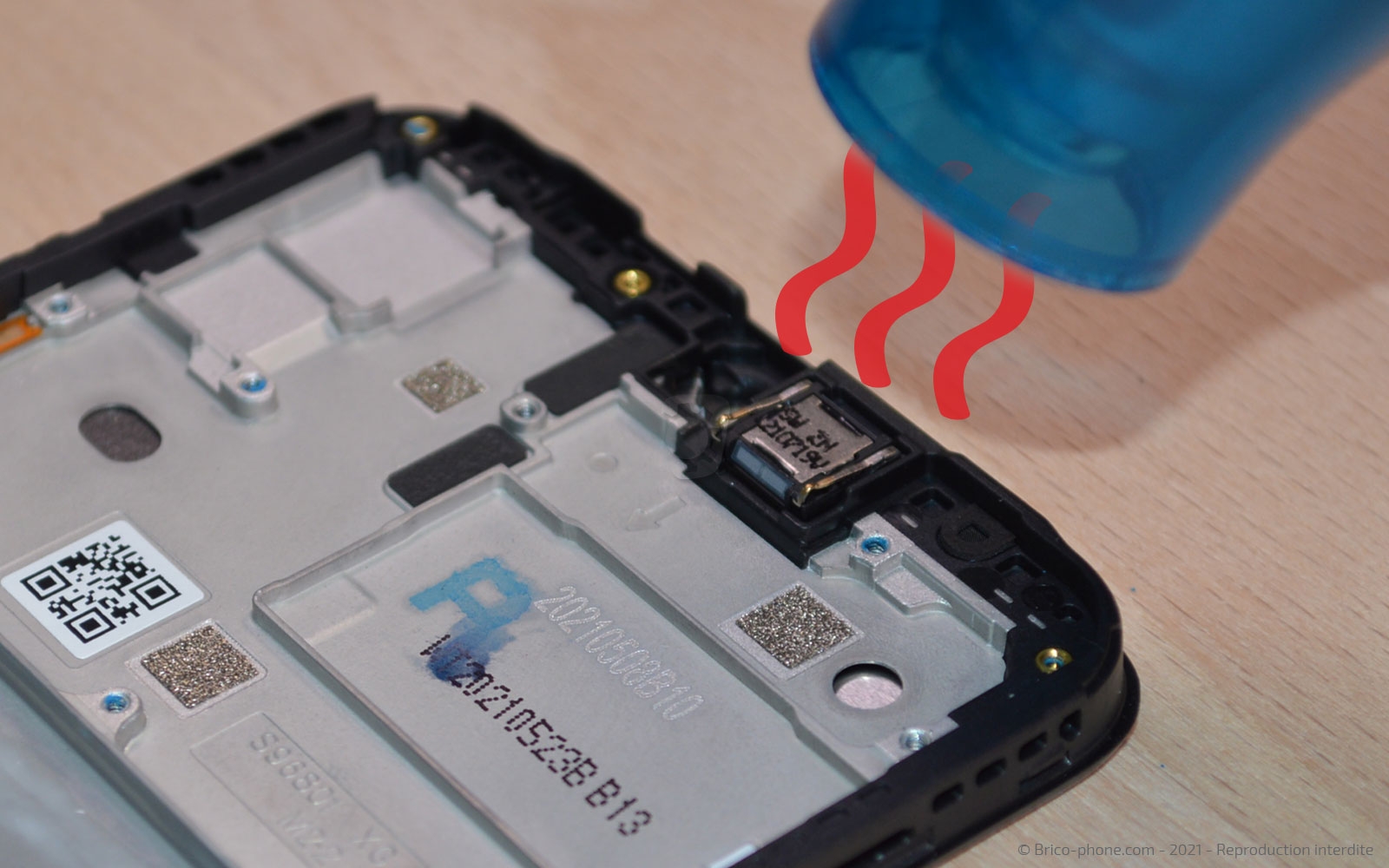 Démontage complet sur Galaxy A22 (5G) photo 1