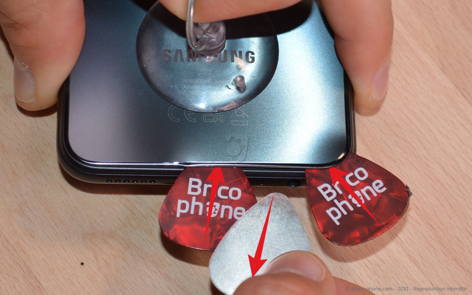 Changement de connecteur de charge sur Galaxy A22 (5G) photo 4