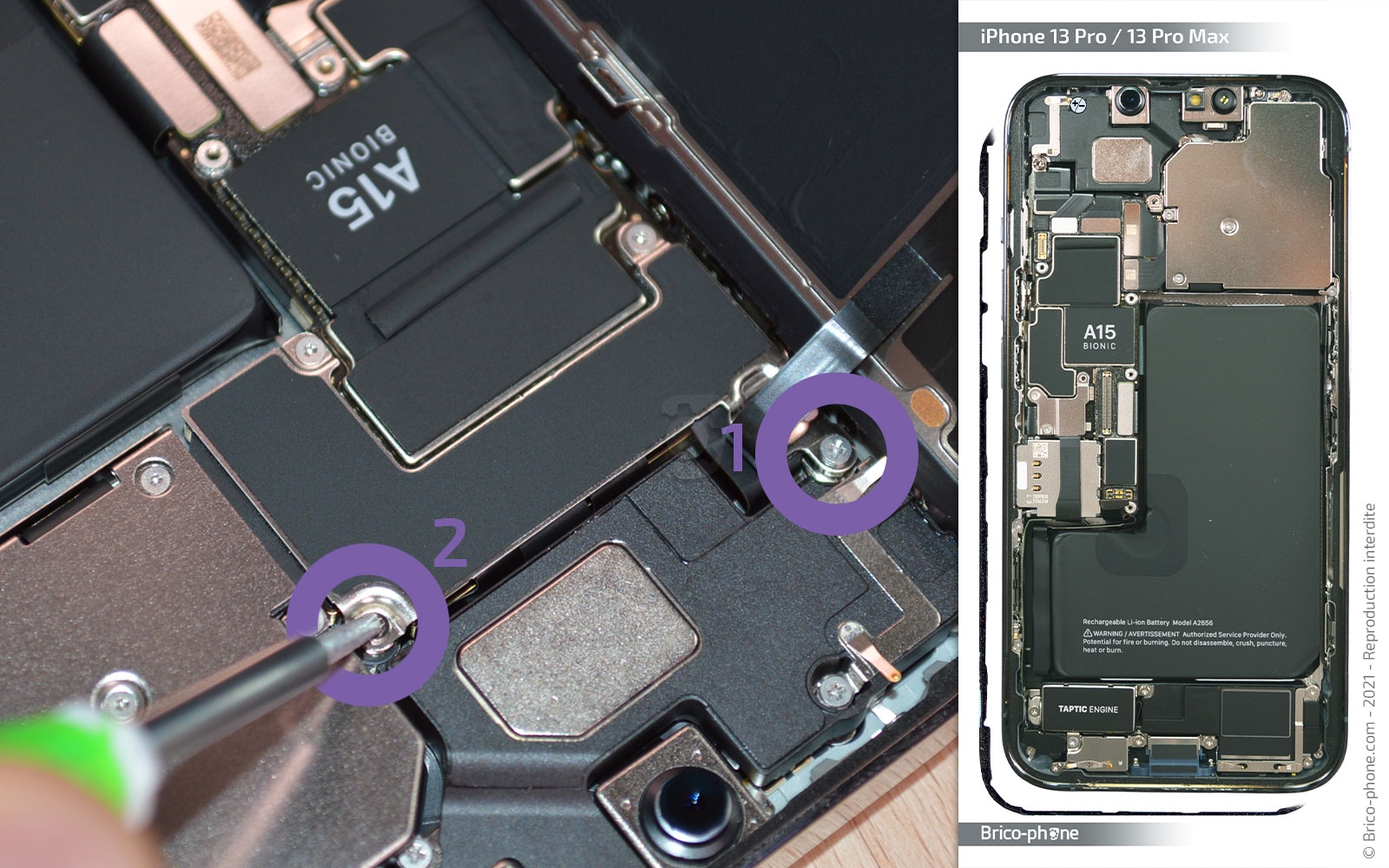 Comment changer le haut-parleur externe sur iPhone 13 Pro Max photo 2