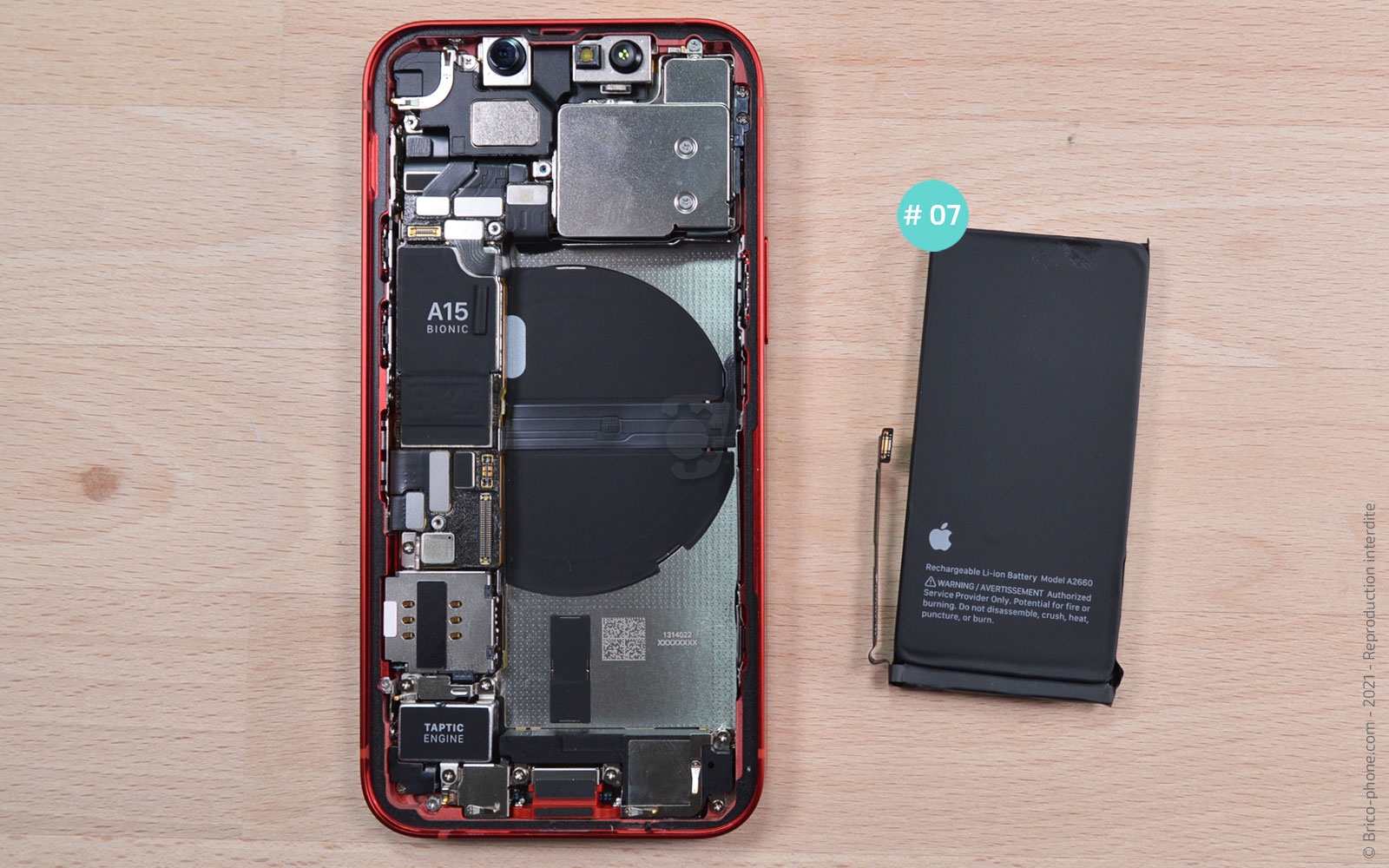 Changement de la batterie sur iPhone 13 Mini photo 2