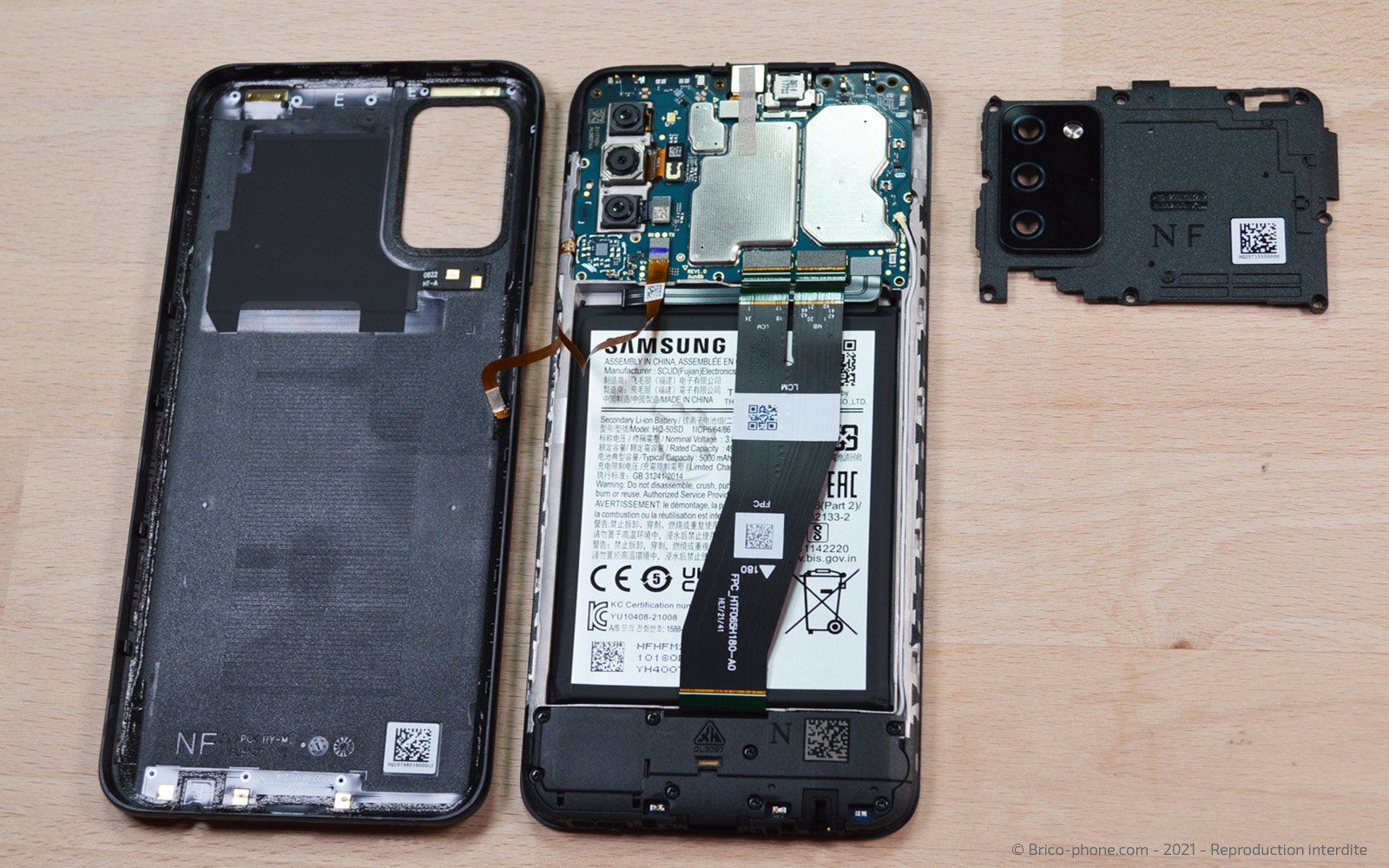 Démontage complet sur Galaxy A03s photo 3