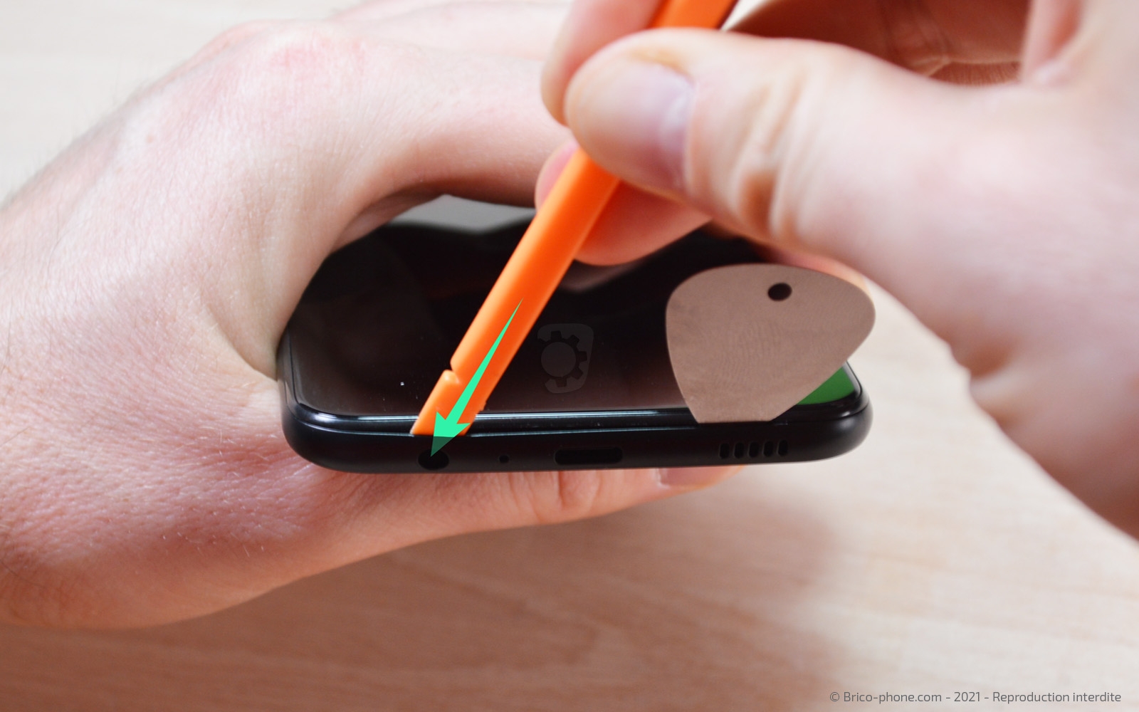 Changement de coque arrière sur Galaxy A03s photo 2