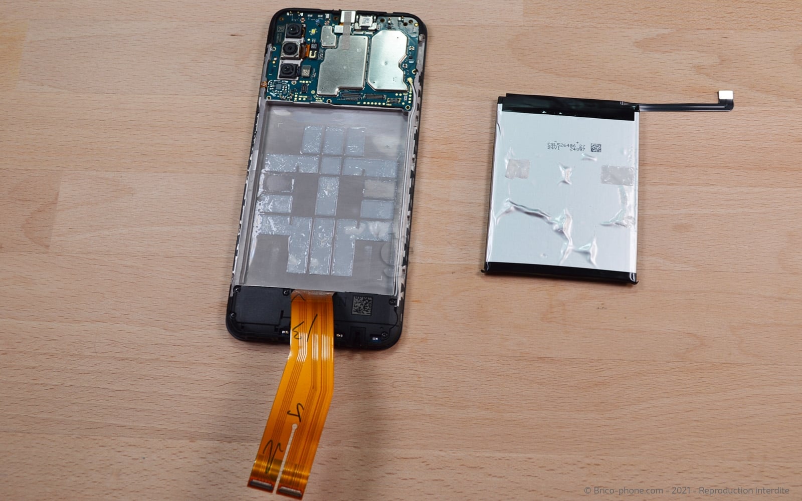 Changement d'écran sur Galaxy A03s photo 3