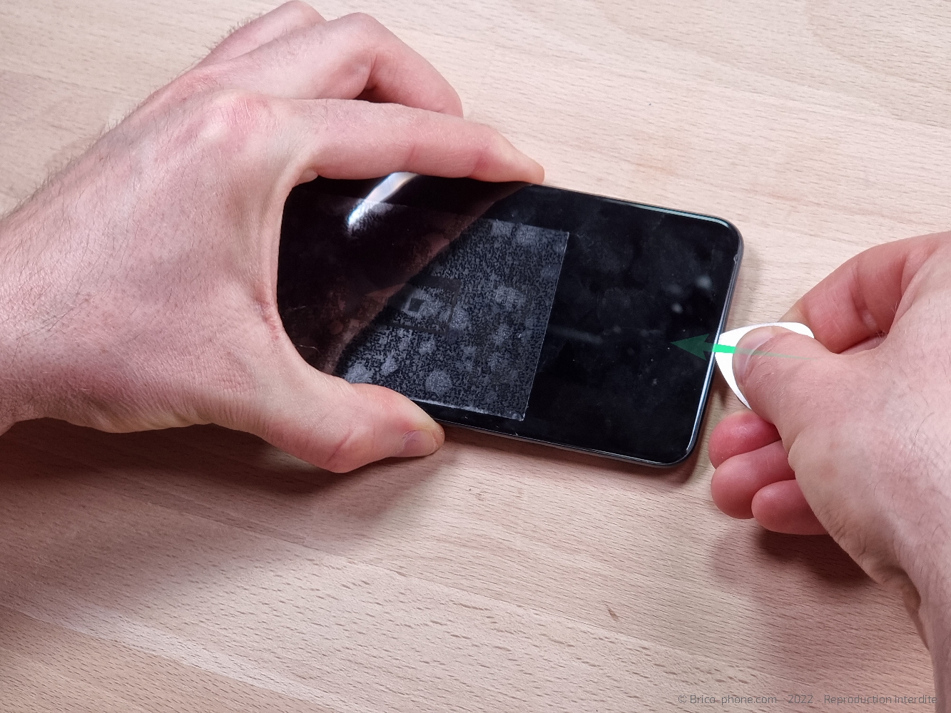 Changement de l'écran (vitre + LCD) sur A53S photo 1