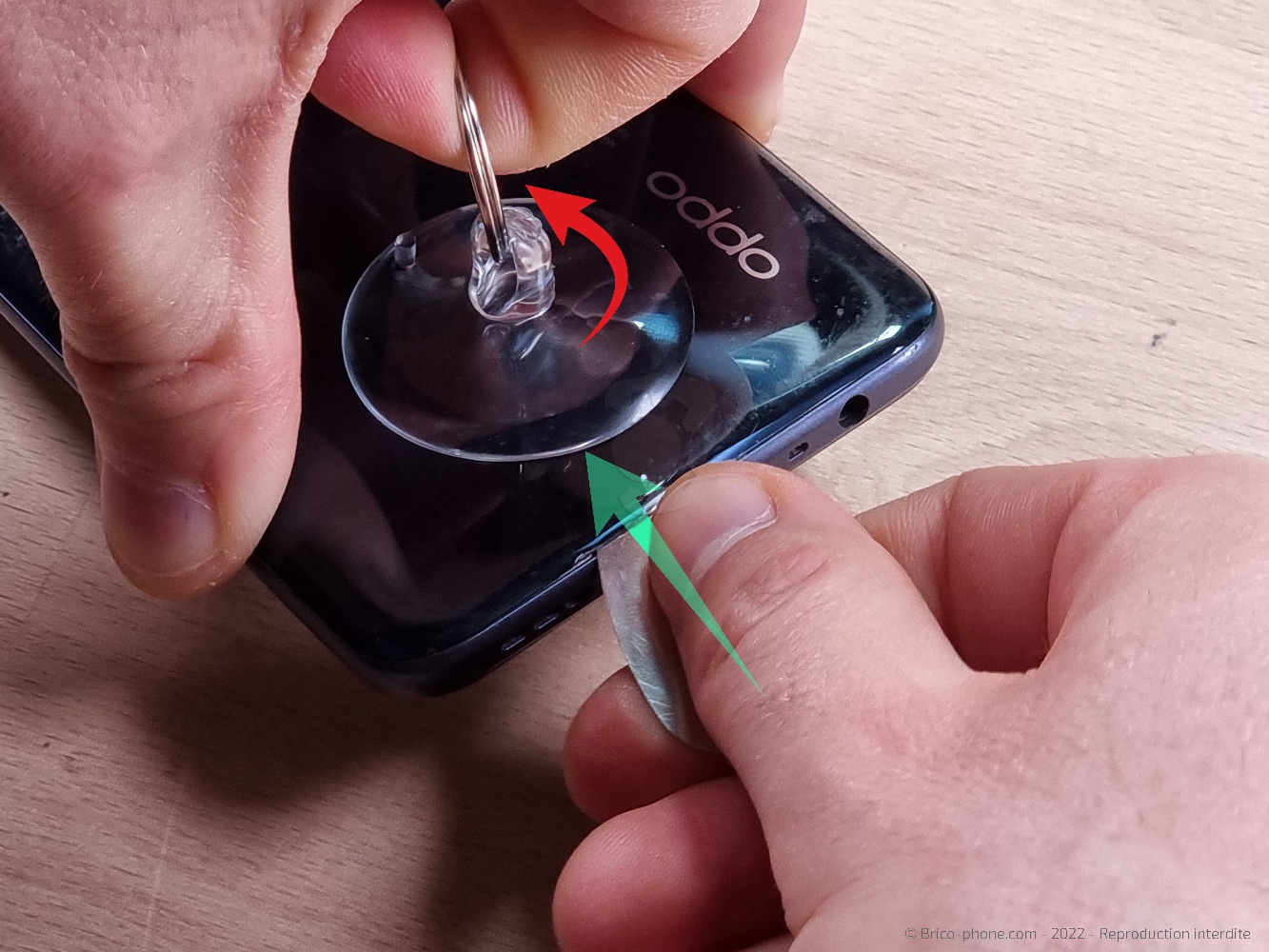 Changement du connecteur de charge sur A53S photo 4