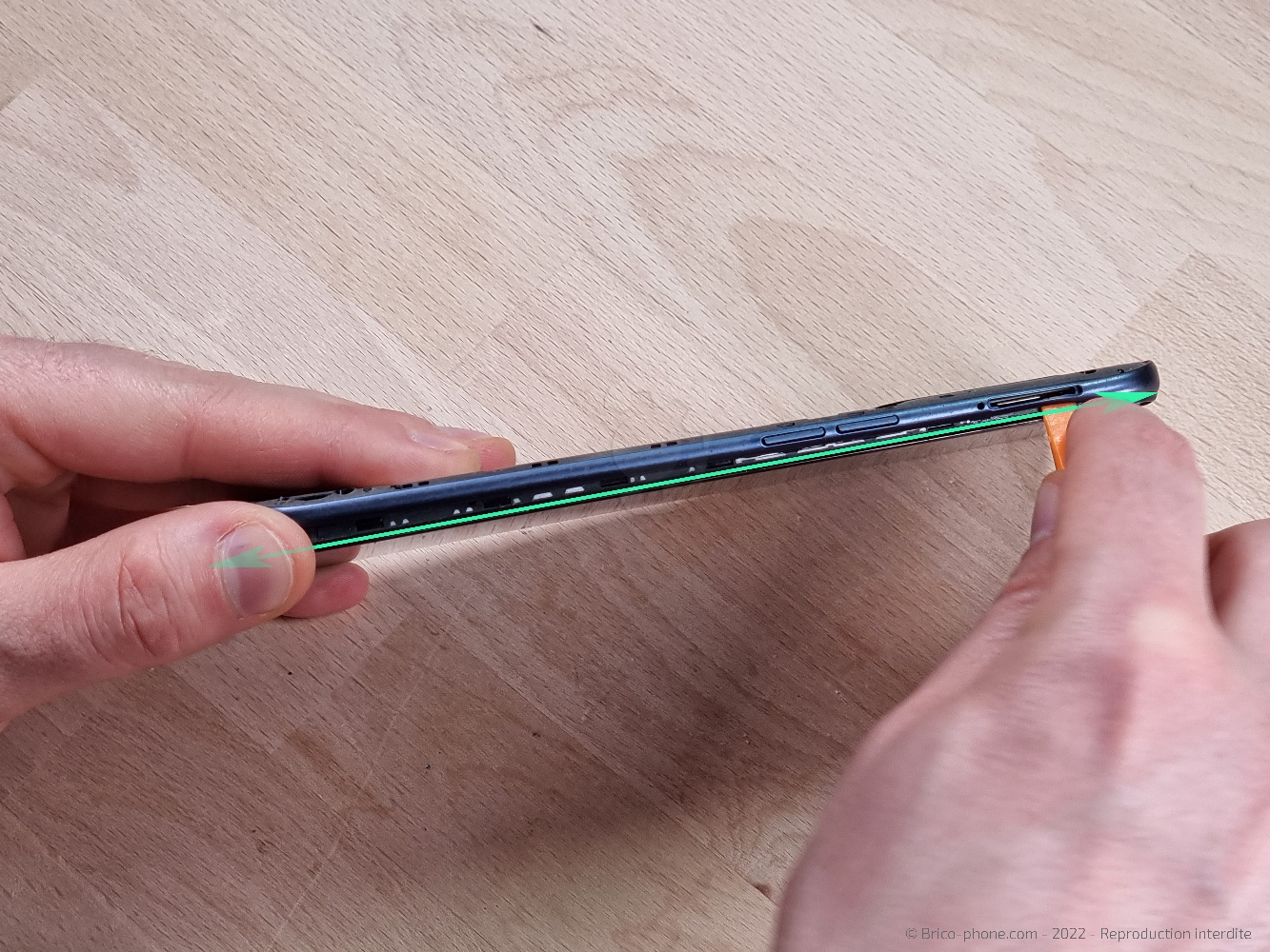 Changement du connecteur de charge sur A53S photo 3