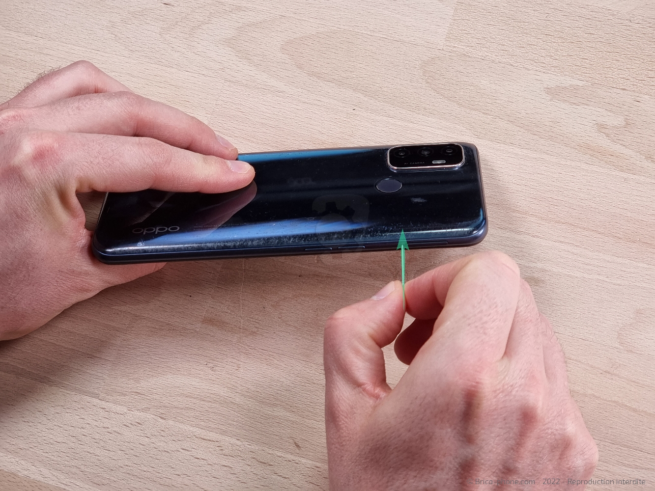 Démontage complet sur A53S photo 2